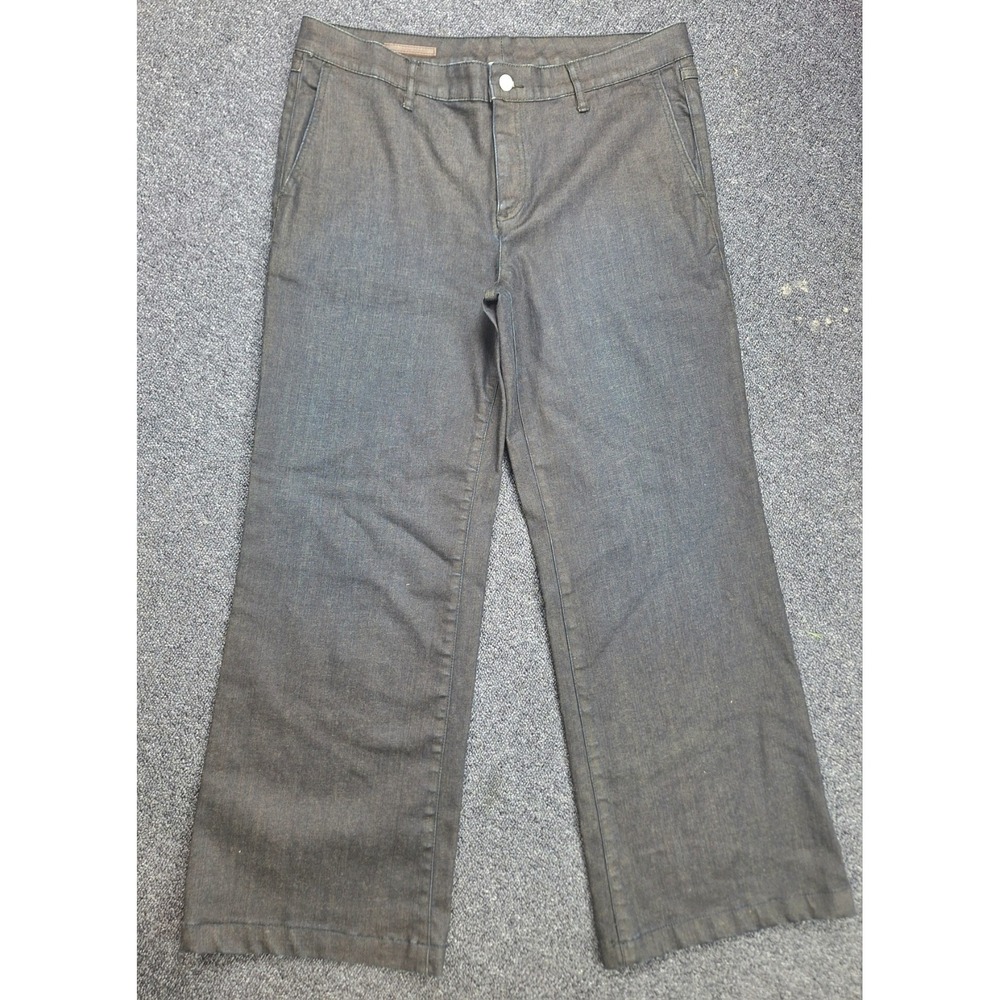 Club Monaco‎ Women Dark Blue Denim Jeans Wide Leg Size 12